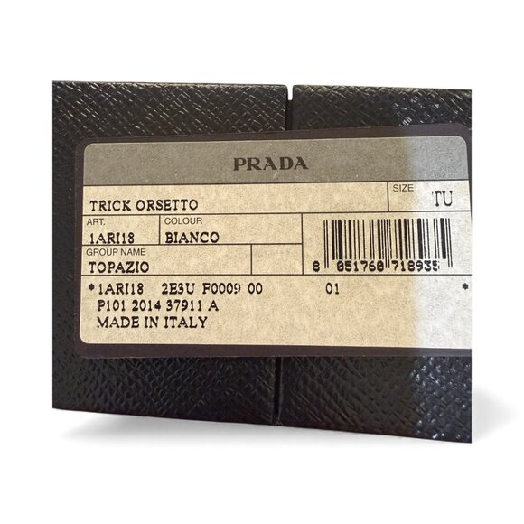 PRADA  "Trick Orsetto" Topazio Teddy Bear Key Chain/Bag Charm - Picture 6 of 10